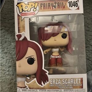 Funko Pop! Animation Erza Scarlet with Red and Brown Details